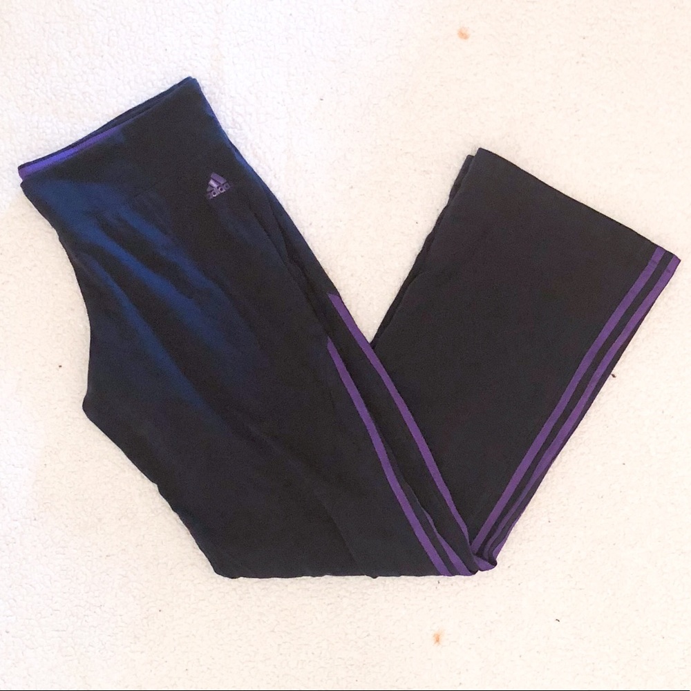 ‼️Adidas | Black/Purple Pants